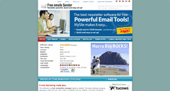 Desktop Screenshot of newsletter-emails.com
